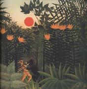 Henri Rousseau Exotic Landscape Germany oil painting artist